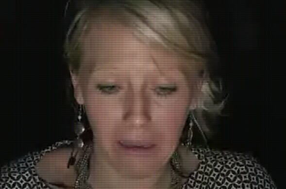 Woman looking disgusted